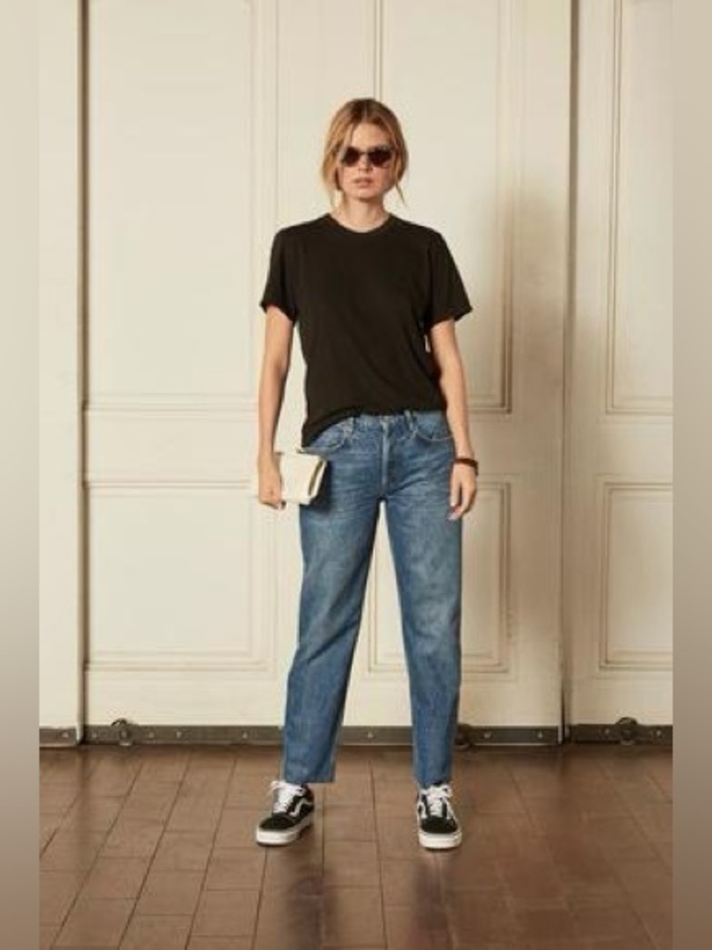 BOYISH The Tommy High Rise Straight Jeans Women's Button Fly Denim Size 24